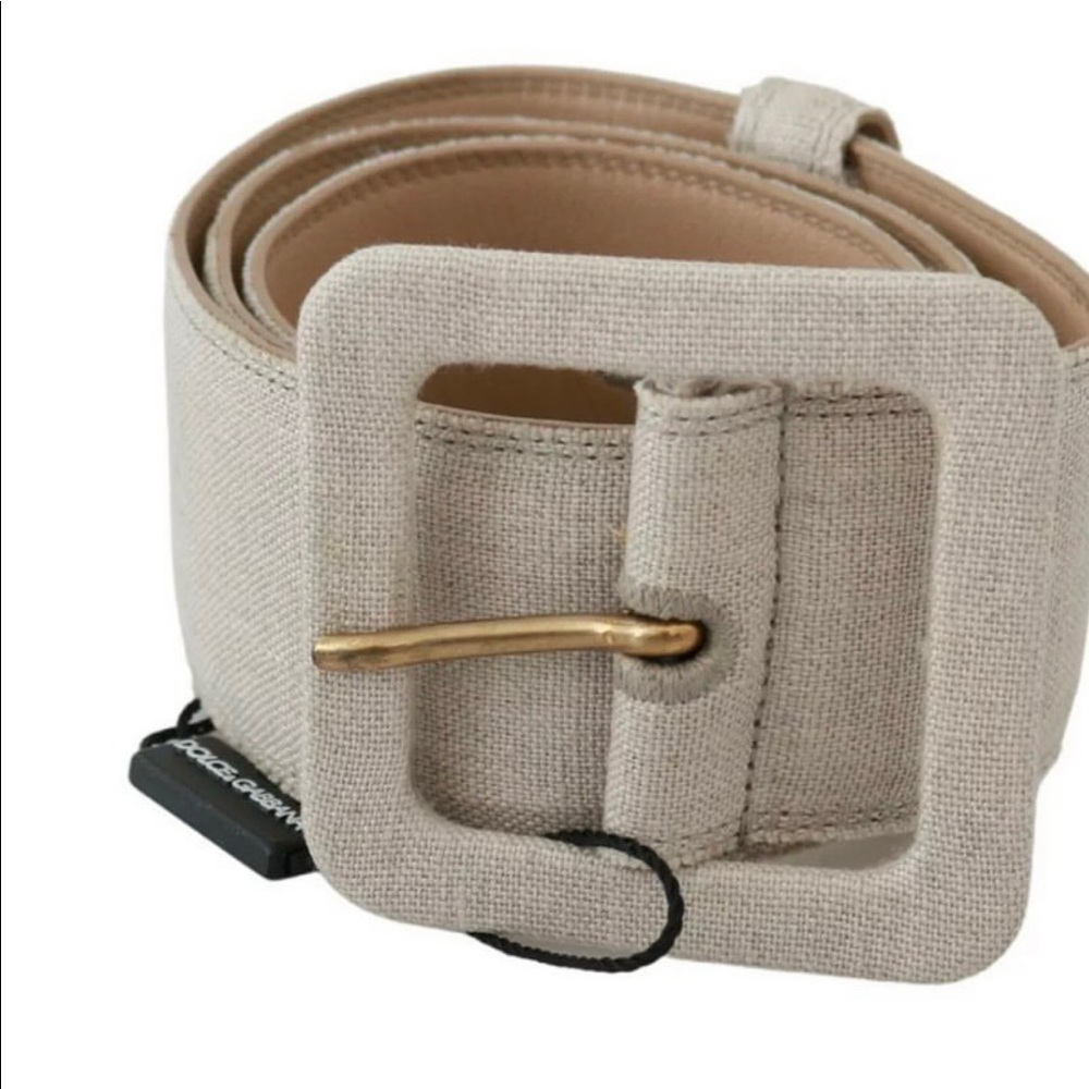 Dolce and Gabbana linen belt. Never worn! size XS 65cm